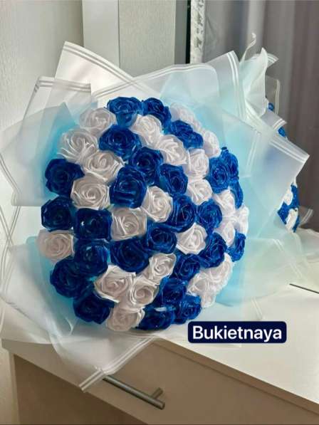 Букет из атласных роз в Сургуте фото 3