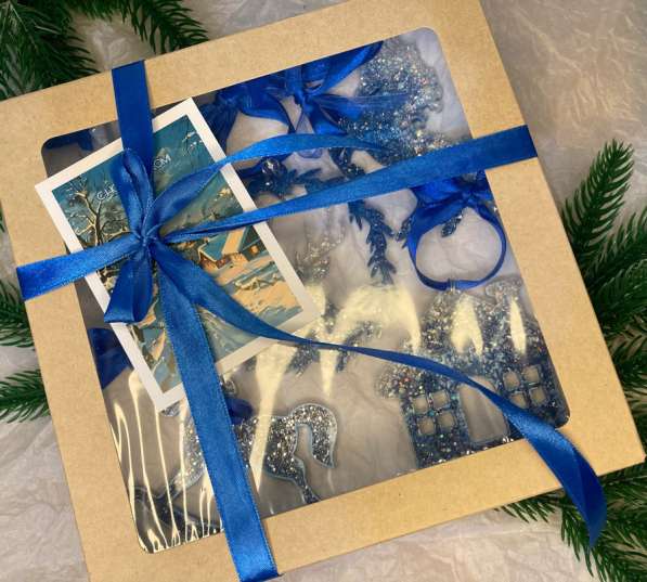 Ёлочные игрушки из эпоксидной смолы