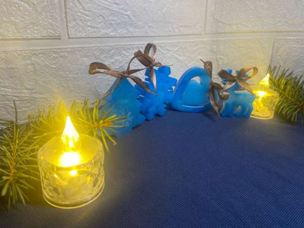 Новогодние игрушки из эпоксидной смолы в Тольятти фото 6