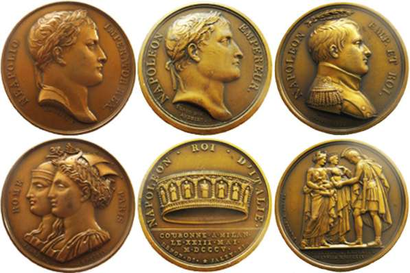 Настольные медали памяти Наполеона