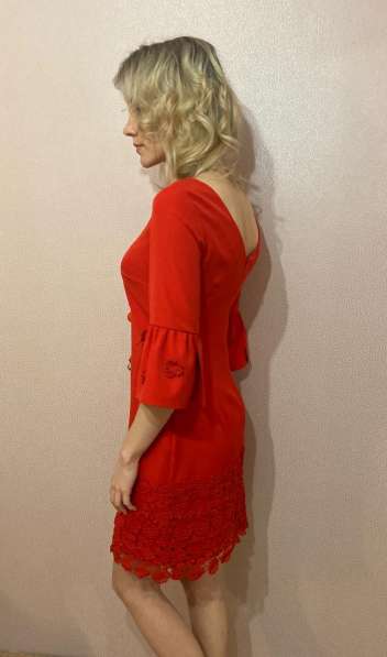 Платье женское молодёжное красное, производство Турция в Москве фото 5