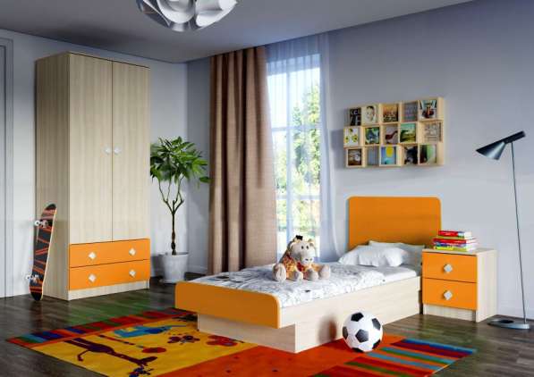 ЖИЛИ-БЫЛИ детская мебель, набор-1, оранж