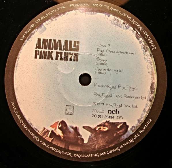 Пластинка виниловая Pink Floyd ‎- Animals(MINT) в Санкт-Петербурге фото 4