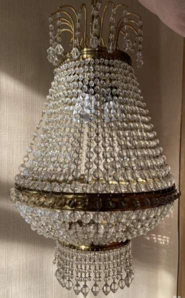 Чешская люстра винтаж