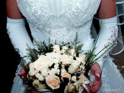свадебное платье 42 размер в Волжский