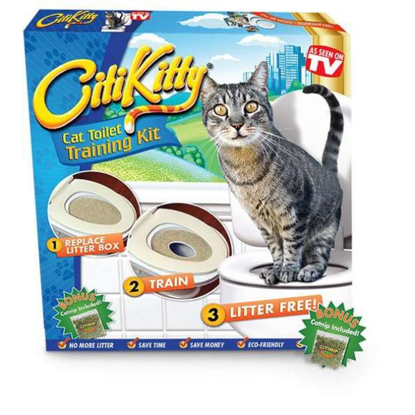 Набор лоток для приучения кошки к унитазу CitiKitty