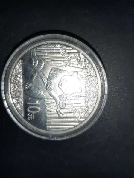 10 юаней, Панда, серебро в Челябинске фото 4
