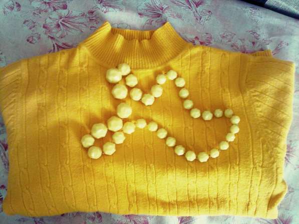 Желтая кофточка с короткими рукавами размер s-m+подарок! в фото 3