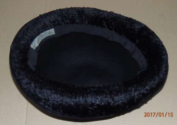 Шляпа женская чёрная р. 56 б/у в Самаре фото 3