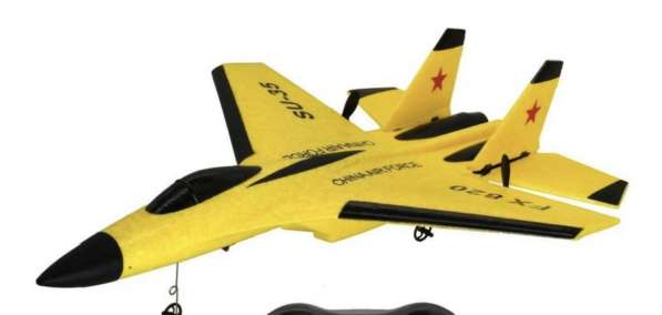 Радиоуправляемая, детская игрушка - самолет с пультом в фото 18