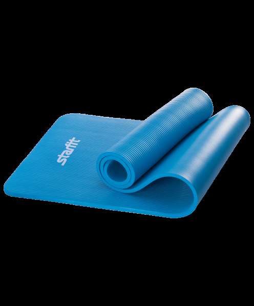 Коврик для йоги FM-301 NBR 183x58x1,2 см, синий в Сочи фото 3