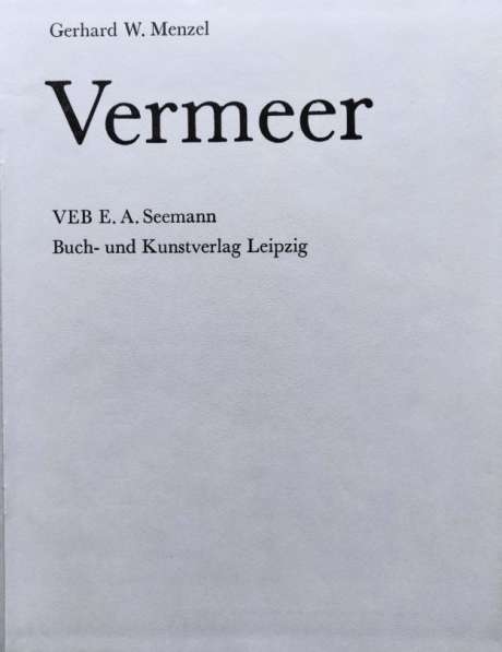 Vermeer - Gerhard W. Menzel (на немецком языке) в фото 10