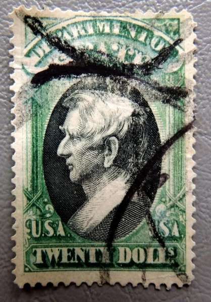 Марка почтовая, редкая коллекционная, США