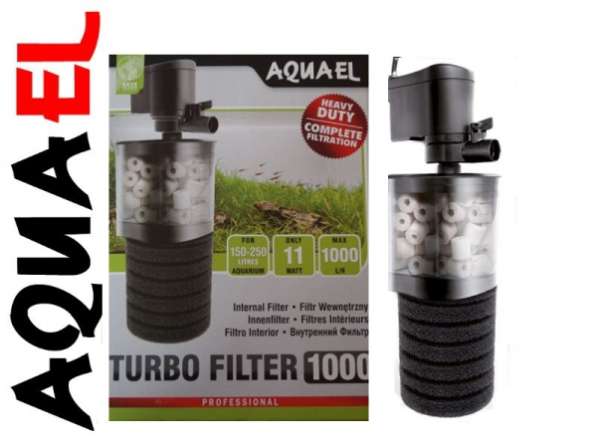 Внутренний биофильтр в аквариум Aquael Turbo Filter 1000