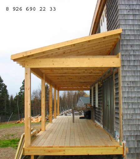 Строительство террасы в Электростале фото 7