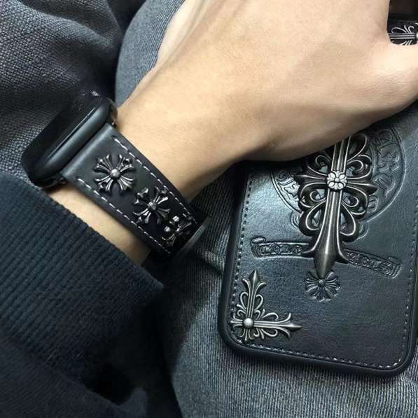 Ремешки Chrome hearts на все модели Apple Watch в Москве фото 6