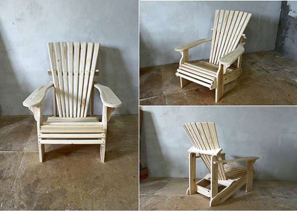 Деревянные кресла - кресла для сада, для бани
