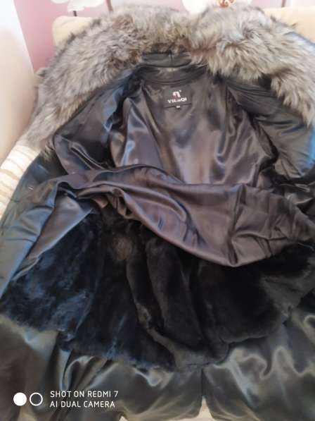 Продам дешево кожаный женский плащ на меховой подстежке в Саратове фото 3