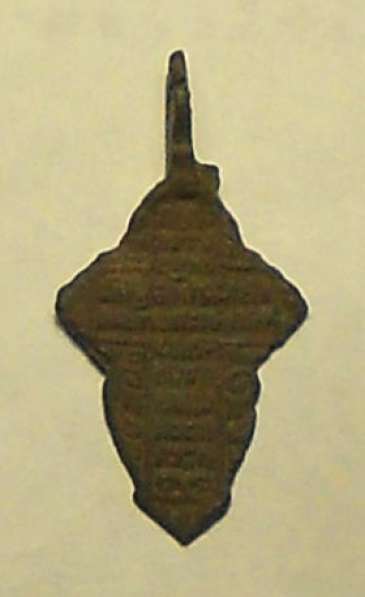 Нательный бронзовый крестик «Лепесток». XIX в в Смоленске фото 4