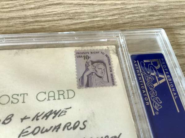 Бейсбольная карта Микки Мэнтл PSA с автографом в Ярославле