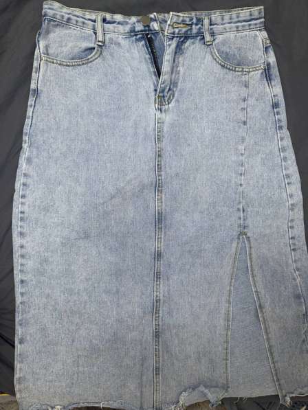 Юбка джинс размер 44-46