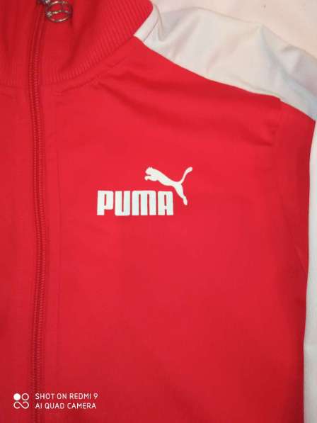 Спортивная кофта на молнии женская Puma в фото 5