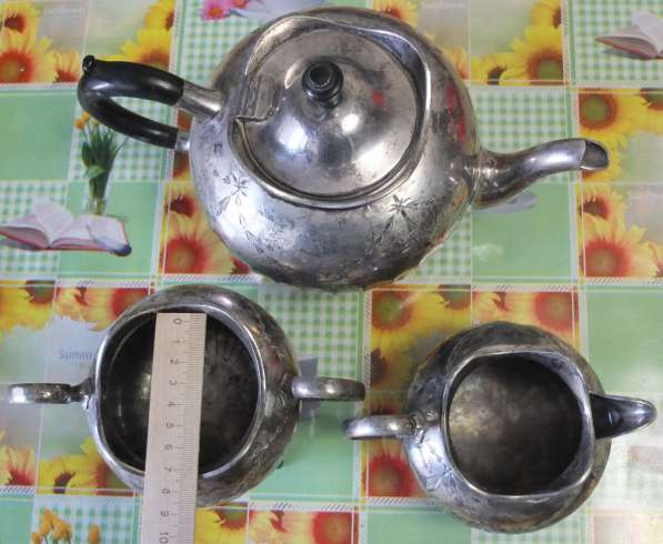 Чайный сервиз 3 предмета, Англия, конец 19 века в Ставрополе фото 4