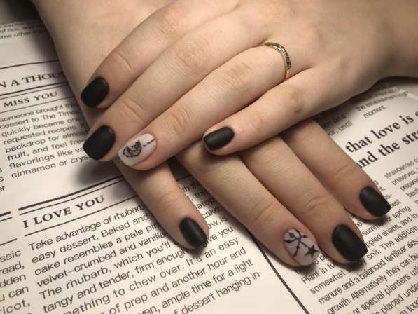 Комбинированный маникюр в Хабаровске фото 11