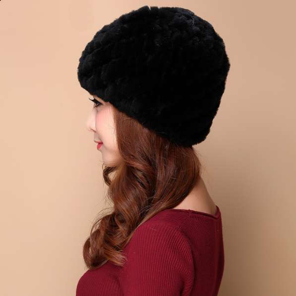 Зимняя женская шапка "Ночь" в Перми фото 4
