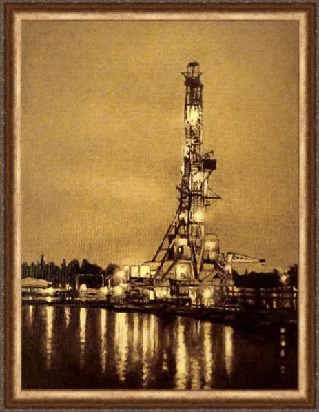 Картина нефтью в Москве