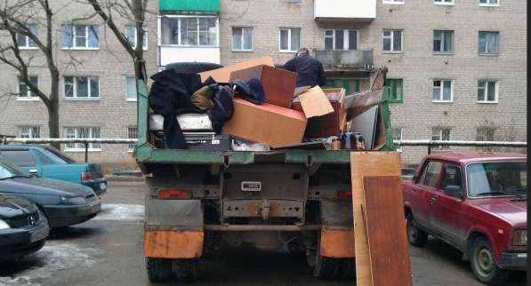 Вывоз мусора газель зил камаз в Новосибирске фото 3