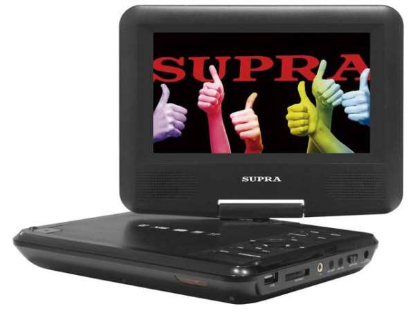 DVD проигрыватель портативный Supra SDTV-726U