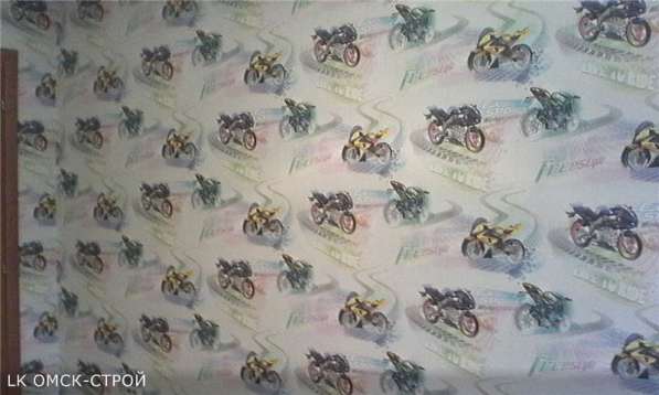 Оклеивание стен обоями в Омске фото 23