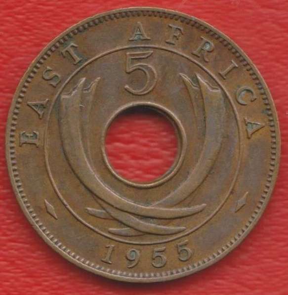 Британская Восточная Африка 5 центов 1955 г.