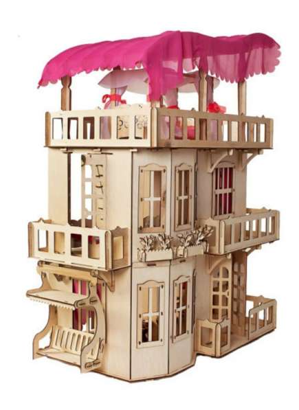 Кукольный дом Барби 102 см высота в Красноярске фото 24