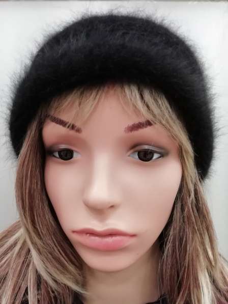 Шапка-бандана из ангоры в Москве фото 5