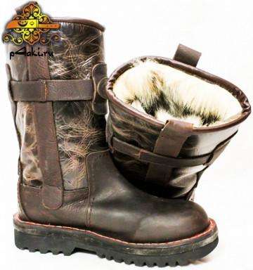 Сапоги монгольские на волчьем меху в Москве фото 3