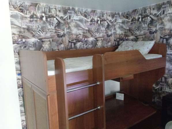 Кровать с рабочим столом(Массив) в Краснодаре фото 4