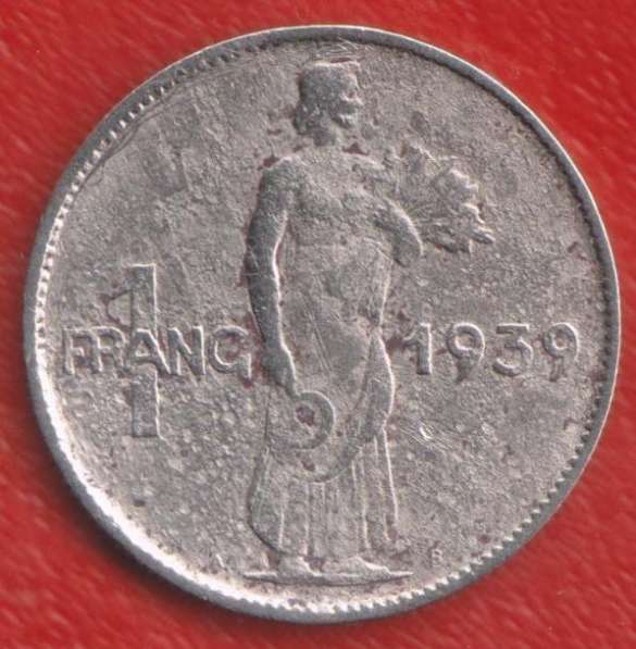 Люксембург 1 франк 1939 г
