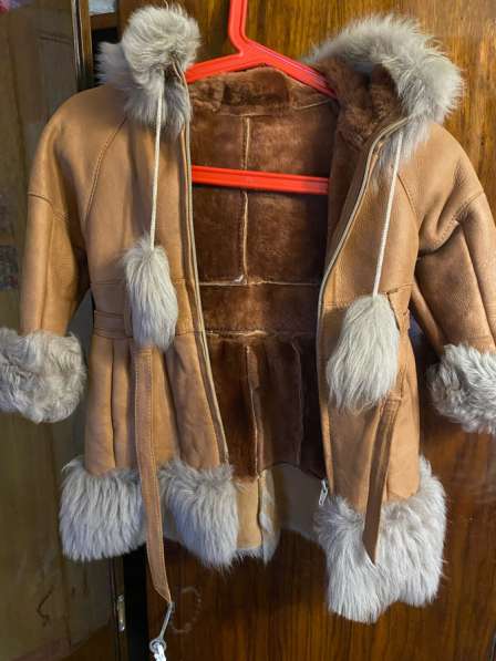 Детская дубленка