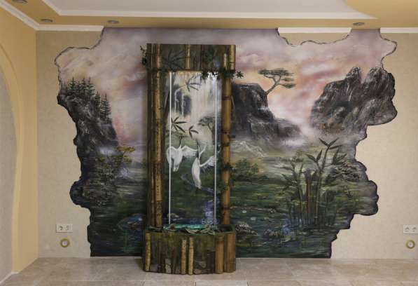 Декоративная роспись стен от дизайн студии Романа Москаленко в фото 5
