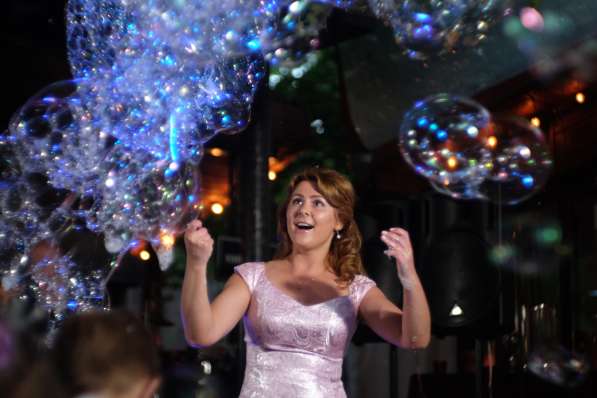Шоу мыльных пузырей на свадьбу в Смоленске фото 14