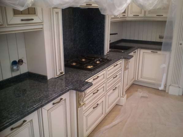 Столешницы для кухонь из натурального камня мрамор гранит в Ногинске фото 15