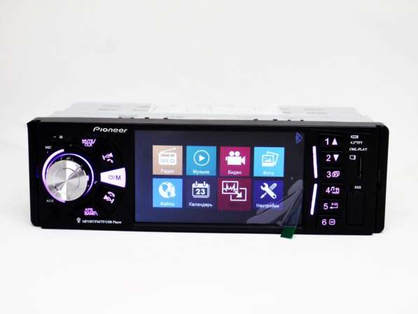 Магнитола Pioneer 4228 ISO - экран 4,1''+ DIVX + MP3 + USB в 