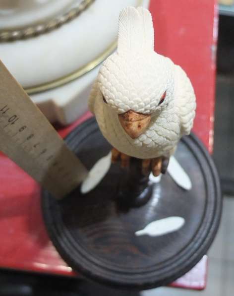Костяная статуэтка Попугай из бивня мамонта, ручная работа в Ставрополе фото 8