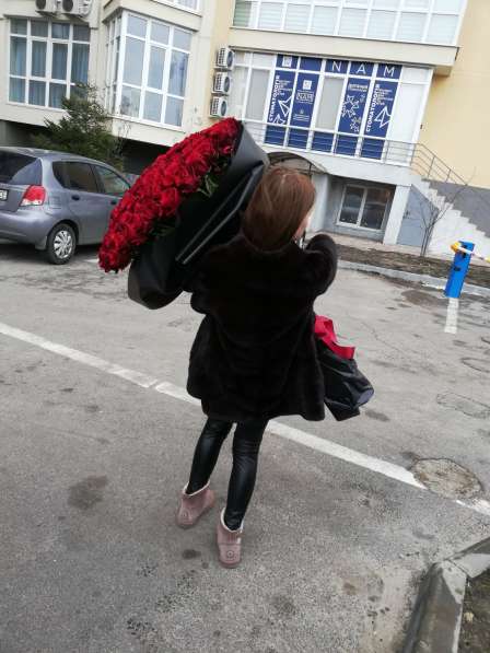 Доставка цветов Днепр. Купить метровые розы сравнить цены в фото 7