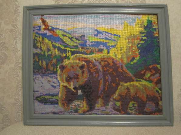 Картина " Медведица с медвежонком "