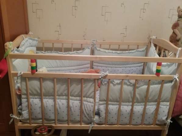 Детская кроватка с приданым, (комплект белья с бортами) в Екатеринбурге