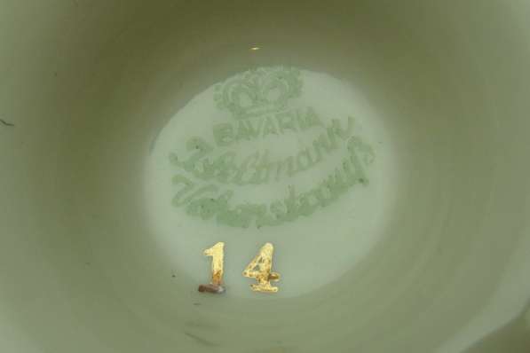 Seltmann чайная пара чашка с блюдцем фарфоровые старинные (W294) в Москве