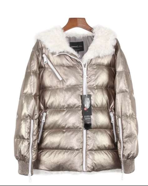 Пуховик с натуральной овчиной в Москве